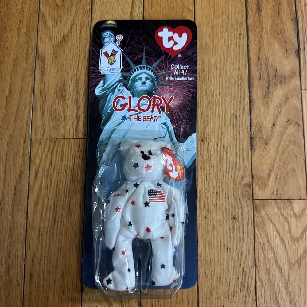 TY Beanie Baby Glory the Bear 1997 McDonalds Rare In Box. Condition is New. Shi